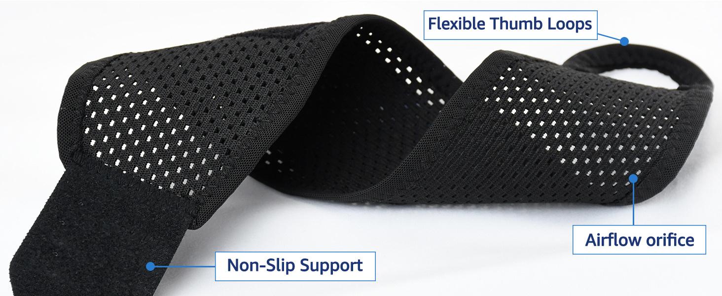 2-Pack Ultra-Thin Breathable Mesh Wrist Wraps with Adjustable Support for Pain Relief and Daily Use Unisex Wrist Brace for Carpal Tunnel Tendonitis One Size Fits All