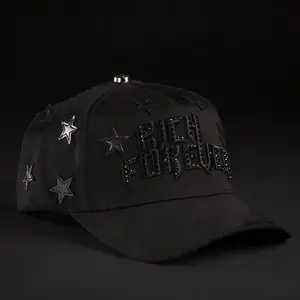 BARBAS HATS RICH FOREVER G5 ENVIOS EN CAJA BLACK SNAPBACK HAT– Limited Edition Streetwear Snapback Embroidered Hat, Adjustable Casual Street Cap