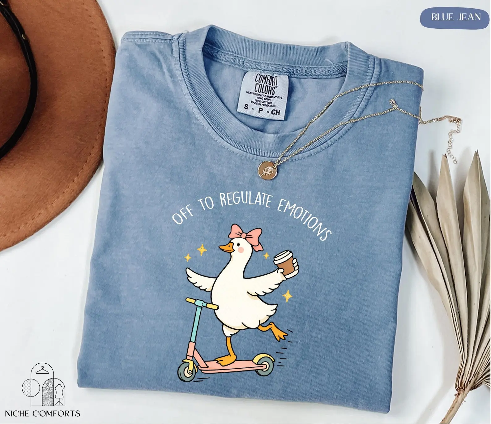 Comfort Colors® Off To Regulate Emotions Shirt, Silly Goose Shirt, Mental Health Shirt, Teacher Shirt, Therapist Shirt, Counselor Gift
