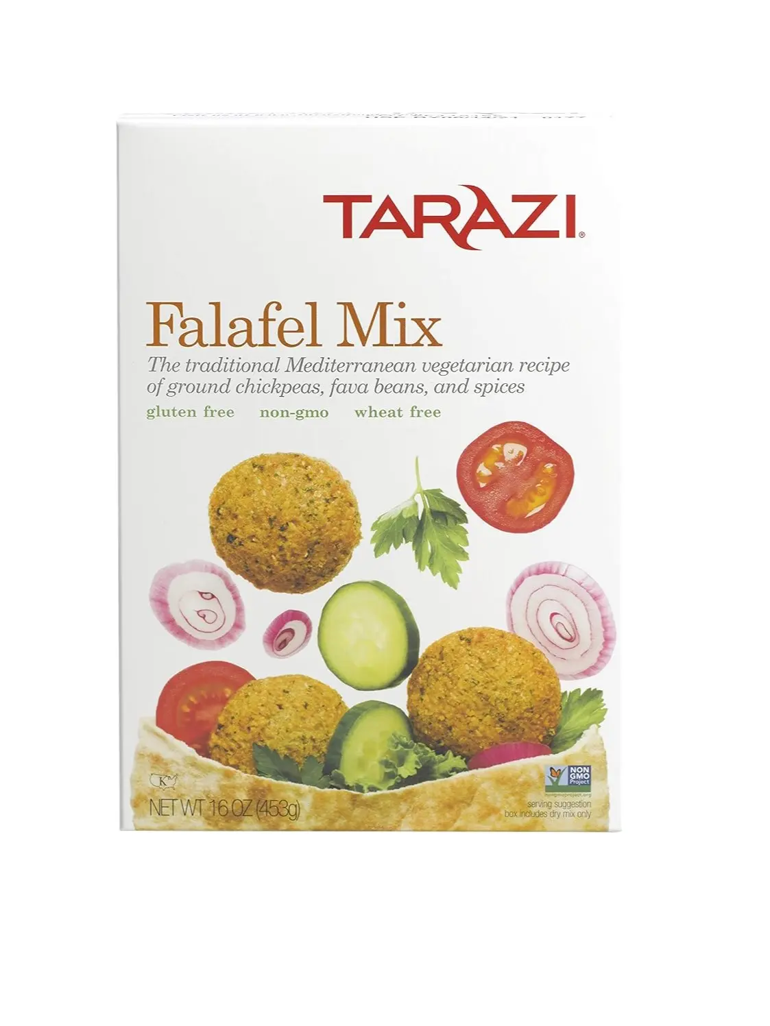 Tarazi Falafel Mix 1 lb (453g) - Gluten Free, Non-GMO Mediterranean Vegetarian Dry Mix