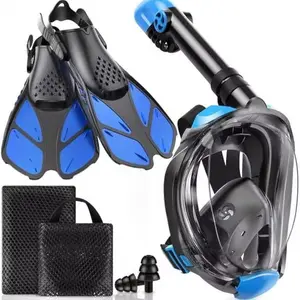 Seaview 180 V3 Adult Full Face Snorkel Mask, Goggles Mask, 180 Degree Panoramic View, Easy Breathing, Diving Gear for Adults, Comfortable Fit