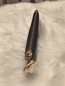 Black Multicolor Monogram Chain Pouch | Viral Small Zip Wallet  | This Colorful Mini Pouch Broke TikTok! Must-Have 2026 Trend