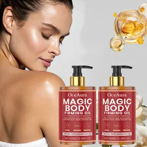 2 bottles of body firming oil, moisturizing and brightening, to make the skin smoother and more supple. Family massage oil, daily smooth and refined moisturizing care oil, suitable for arms and thighs, apply evenly to the body Body Oils