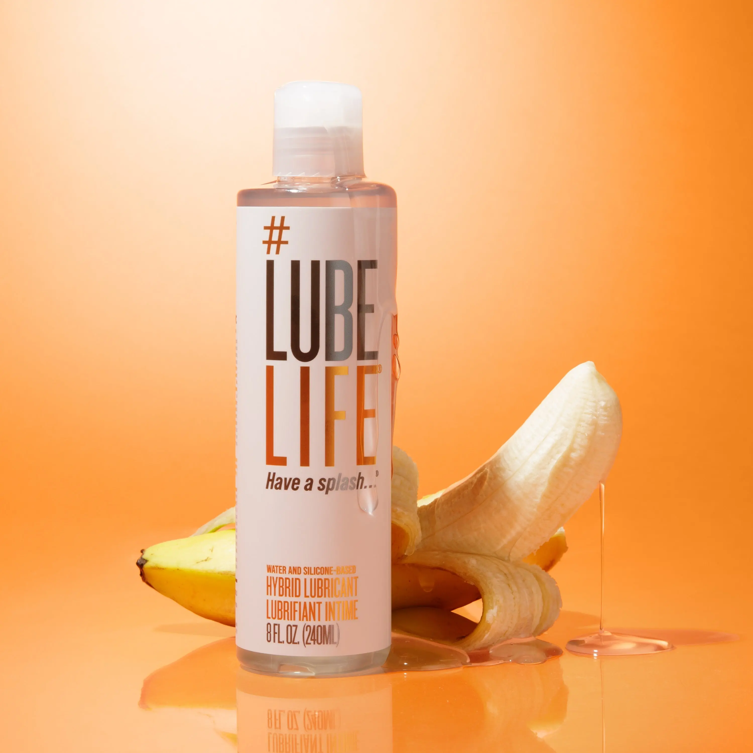 LUBELIFE - Water & Silicone-Based Hybrid Personal Lubricant — 8 oz Hydration Formula