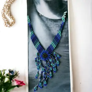 Handmade Jewelry Celestial Mayan Bloom Necklace