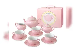 Porcelain Tea Set - Pink