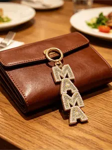 Mama Keychain For Women, Bling bling keychains, Letter Alloy Jewelry With Diamond & Pearl Inlay, Mom Birthday Mother's Day Gift, Key Ring Bag Charm Purse Accessory, Pendant For Keys Bags, Party Favor For Mother Grandma
