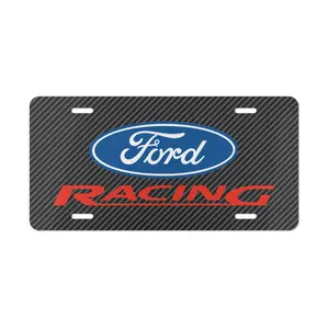 Ford Racing Carbon Fiber License Plate