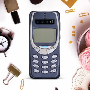 Vintage Phone Case, Nostalgic Vintage 80s Retro Cassette Cover phone, Blue Nokia Design Looks Like Old Phone Hipster case, Gift for ip 16,15,14,13,12 17 Air Promax SS24,25 Ultra