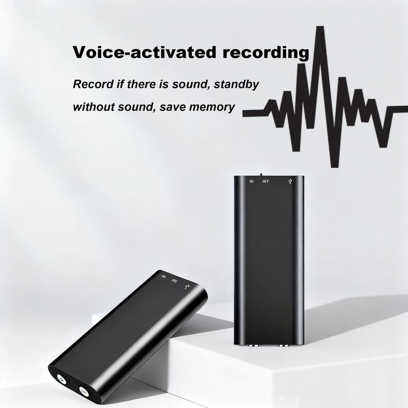 1pc Professional Voice-Activated Digital Recorder, 8GB High-Definition Noise-Canceling MP3 Player, Ultra-Thin Portable Recording Pen for Business Meetings, No Battery Included