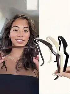 1/3Pcs Women's Square Headband, Acrylic Plastic Square Headband, Sunglasses Style, Available in Black, White, and Brown, Stylish and Versatile, Suitable for Everyday Wear, Parties, Commutes, and Many Other Scenarios, Eyewear Headbands