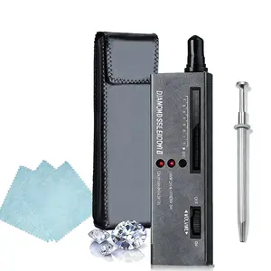 Diamond Tester Pen Set | Professional Diamond Selector II with Gemstone Tool & Cleaning Cloths  Portable Diamond Detector for Jewelry Testing