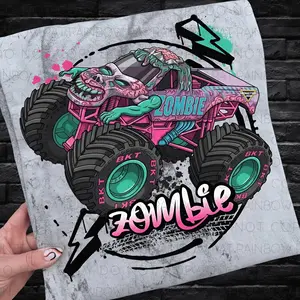 Youth and Adult Zombie Pastel Monster jam T-shirt, monster racing shirt, Racing Fan Outfit Arena Event Family Matching Gift Idea, Monster Jam shirt, Monster Truck tee, Monster jam Fan Gift, toddler clothes, Youth clothing, summer outfit, birthday gift