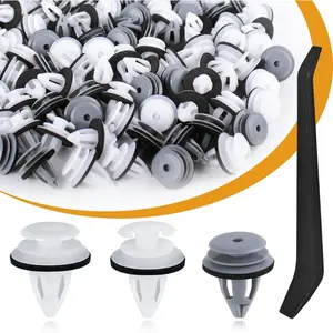 120Pcs Door Trim Panel Retainer Clips Compatible with BMW 3 5 7 Series E36 E34 E38 E39 M3 X1, X3, X4, X5, X6 Replace 51411973500, 51418224768, 51418224781, 51410407983, 51430141025