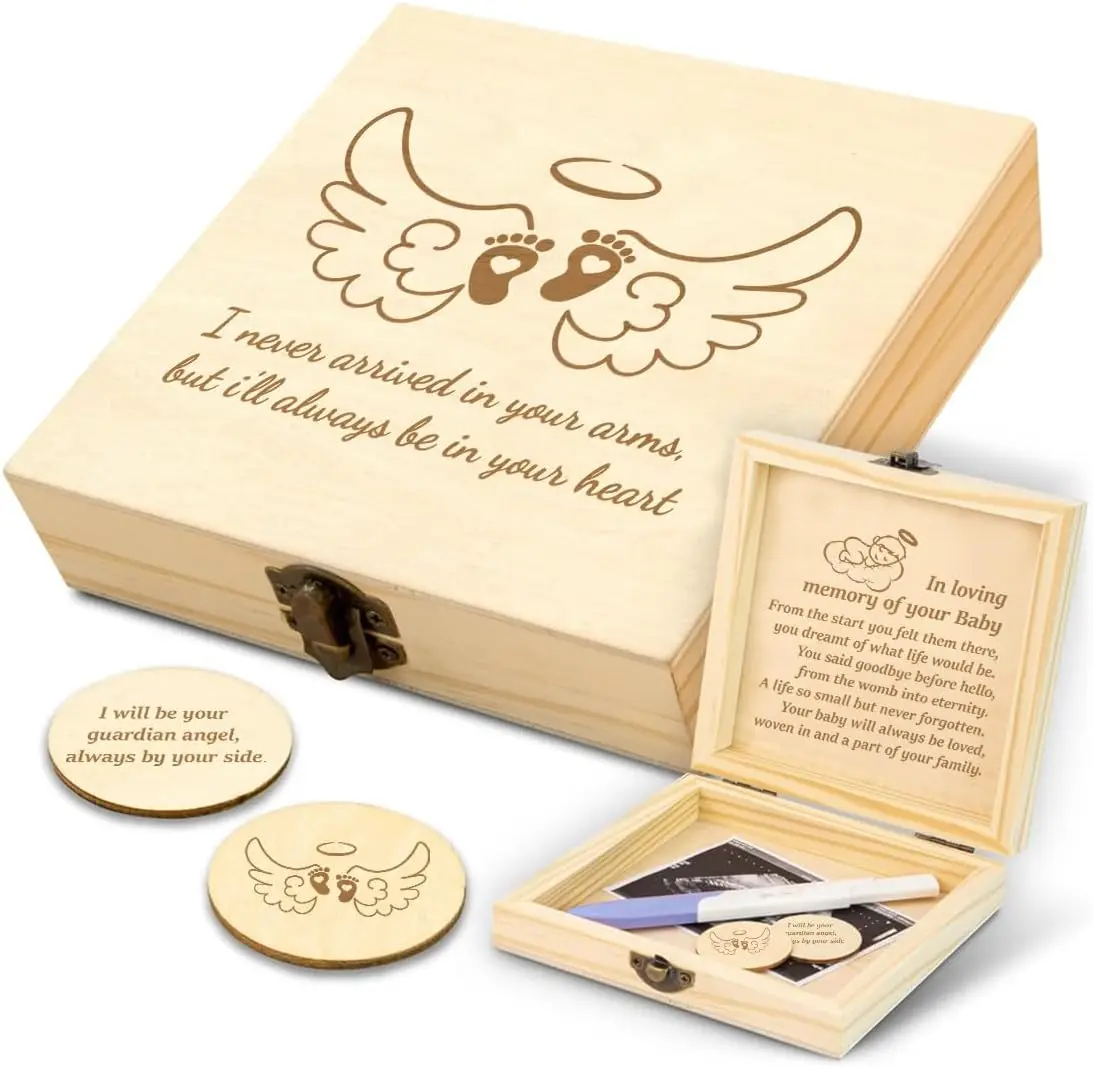 Miscarriage Gifts for Mothers Dad Miscarriage Memorial Wooden Box Loss of  Sympathy Keepsake Gifts  Loss Memorial  Bereavement  for Loss of