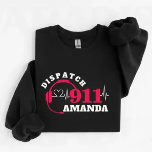 Custom 911 Dispatcher Sweatshirt, Personalized Emergency Operator T-Shirt & Hoodie,  Gift for Men and Women