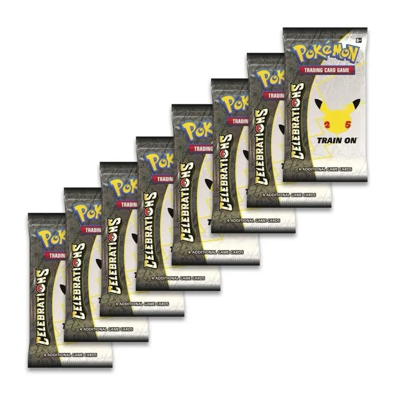 Pokemon Sword & Shield Celebrations Booster Packs (LIVE RIP)