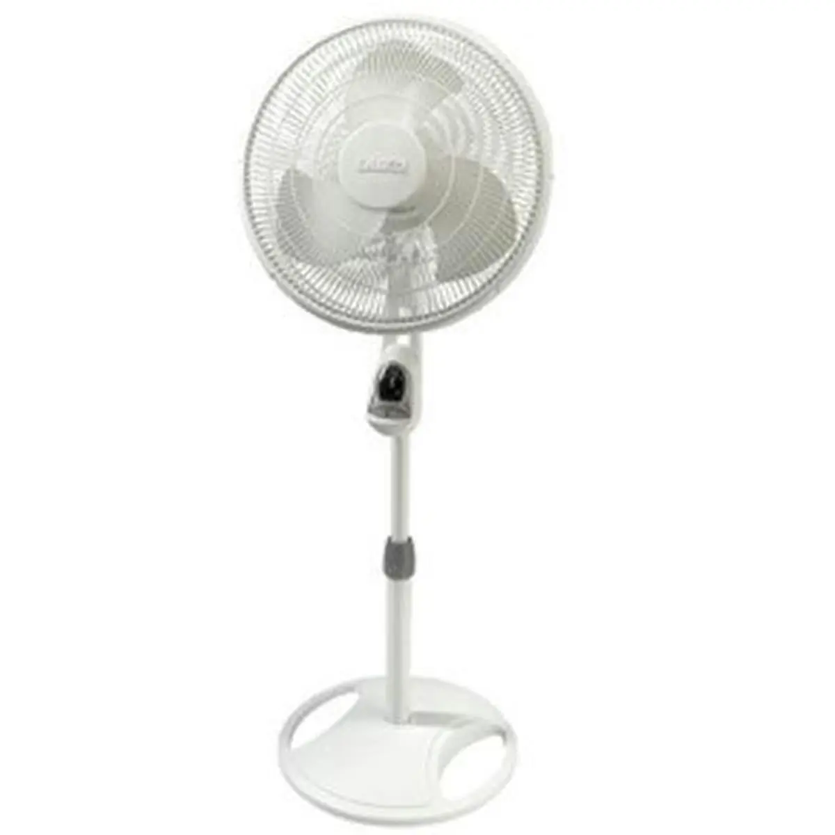 212 MAIN 1646 Portable 16-In Oscillating Pedestal Fan - White, Remote Control, Adjustable Speed, 360-Degree Swing, Adjustable Angle