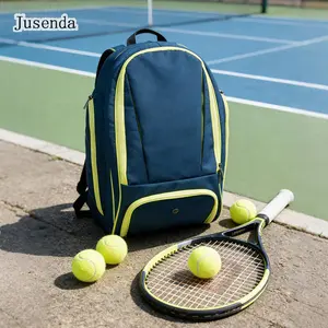 NEW! Jusenda Tennis Backpack - Spacious Design with Secure Zippered Compartment for Gear Perfect for Games Practice & Tournaments Ideal for Pickball Enthusiasts ,Mother's Day Gift,Convenient Equipment