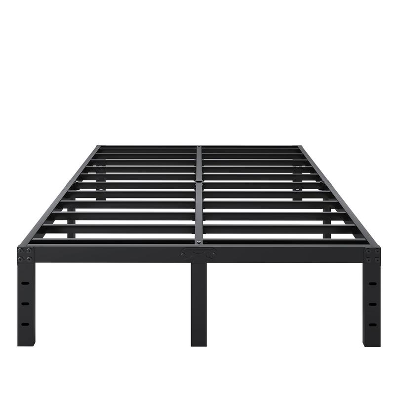 Edenza-Twin Bed Frames, 14 Inch  16 Inch  18 Inch Heavy Duty Metal Platform Bed Frame Twin Size Support Up to 3500 lbs, No Box Spring Needed/No Shaking/Steel Slat Support/Noise Free/Easy Assembly