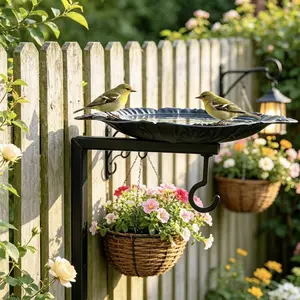 Wild Bird Feeding Tray - 8.9 Inch Hanging Seed Dish, Durable and Easy to Clean, Ideal for Garden, Backyard, Patio, with Hook for Convenient Hanging