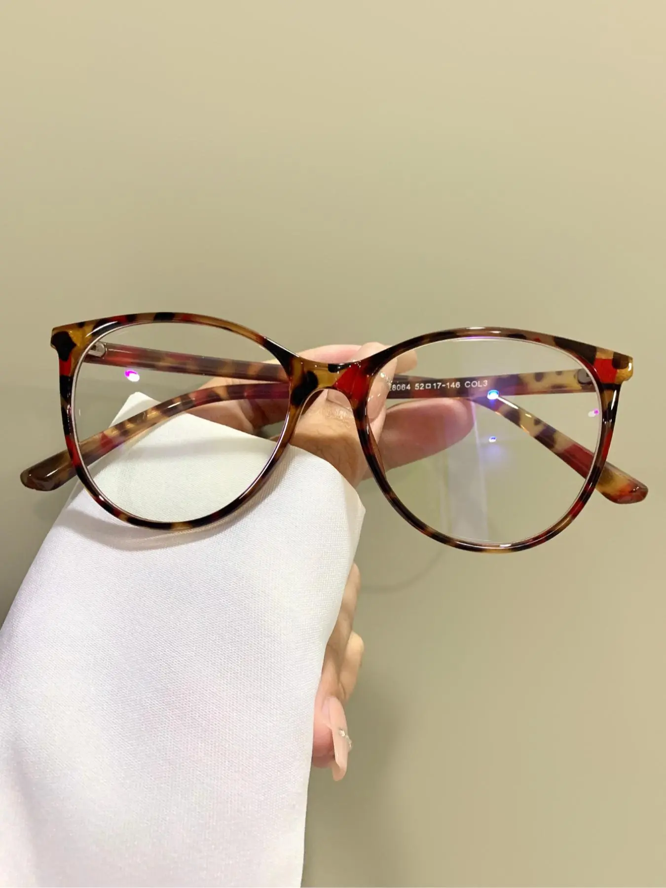 Large Oval Frame Glasses, Lightweight Eyeglasses, Fashionable Trendy Simple Design, Unisex Eyewear, Casual Style for All Seasons, Fashionable Frames Glasses