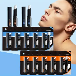 5/10-Pack SADORER Men's Lip Balm - Hypoallergenic, Non-Drying Lip Care with Skin Repair, Phytosphingolipids & Vitamin E, Natural Finish Moisturizing Stick for Sensitive Lips, All Beige Types (Dry, Chapped, Cracked) - Bulk Value Pack, Lip Balm For Men