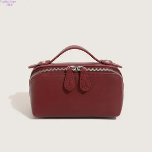 Premium Mini Makeup Bag for Women, Portable Travel Cosmetic Pouch & Toiletry Bag, Lightweight Waterproof Multi-Use Storage Organizer, Compact Stylish Design Perfect for Travel, Business Trips, Daily Outings and Beauty Essentials Organization