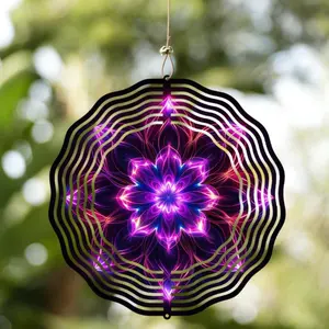 360 Degree Rotating Wind Spinner, Metal Wind Spinner, Garden Decoration, Outdoor Garden Decoration Supplies, Garden Decor