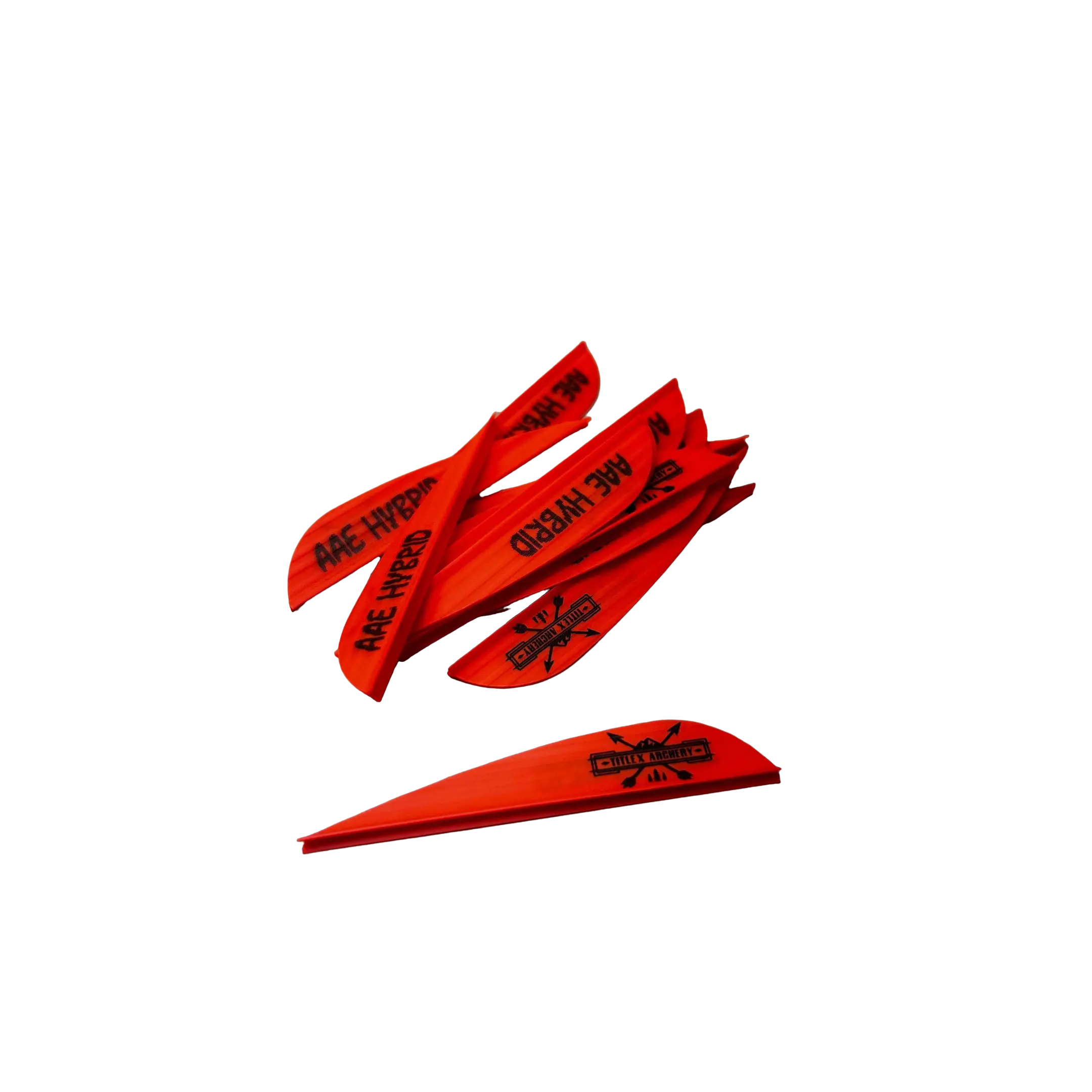 TitleX AAE Hybrid 26 Sports Arrow Fletching - 36pk Spare Set, 2+1 Color Mix, Customizable Archery Arrow Equipment Accessories for Sports & Outdoor Leisure