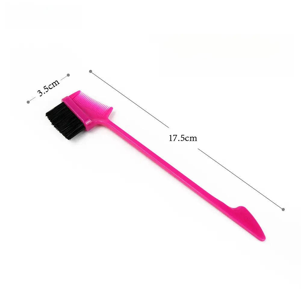 Women's Professional 3-in-1 Double-Sided Edge Brush, Ideal for Baby Hair Styling (1 PC)