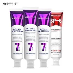 MSDRWIKEY 4-Piece Toothpaste Set – Effective Teeth Whitening, Enamel Repair & Fresh Breath