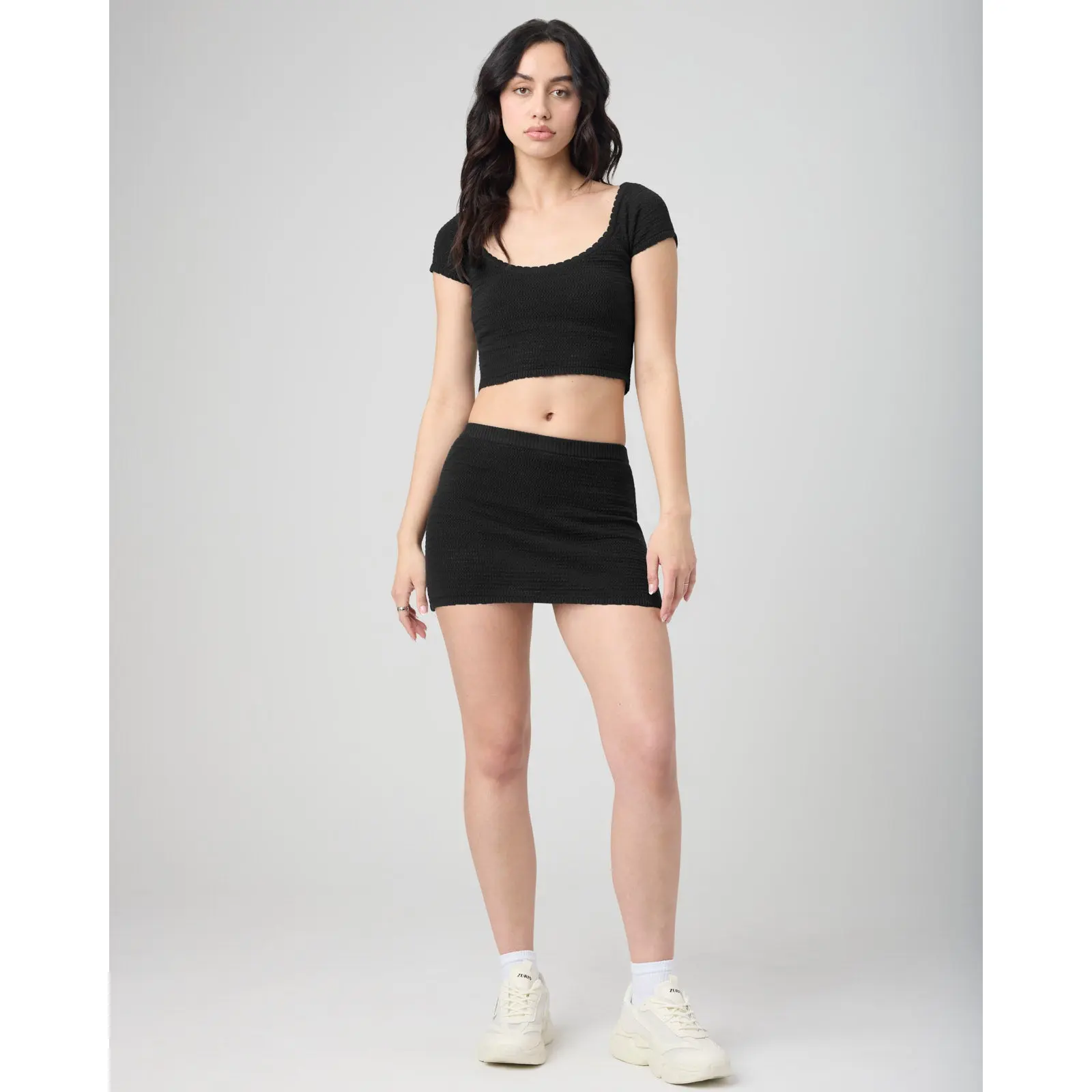 Crochet Mini Skirt