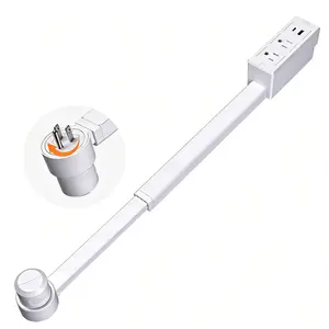 Power outlet extender Accesses hard-to-reach outlets Features USB-A, USB-C and 2 AC outlets Extends approximately 18-28 inches 180° rotatable For use behind sofas, nightstands, desks