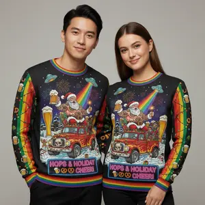 Santa’s Liquid Therapy: The Beer Truck Sweater
