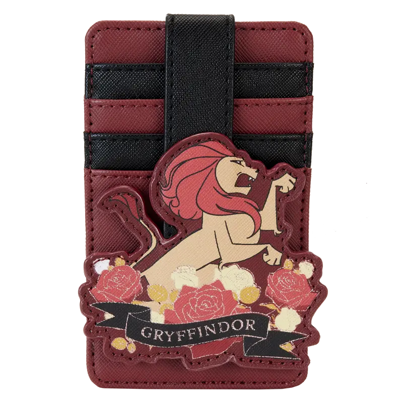 Harry Potter Gryffindor House Floral Tattoo Card Holder Harry Potter Gryffindor House Floral Tattoo Card Holder