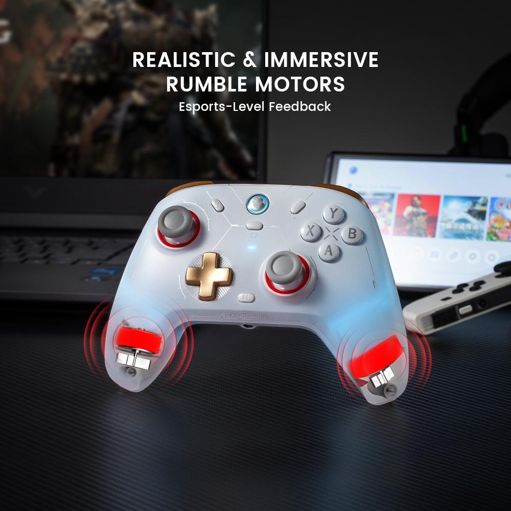 GameSir Cyclone 2 (Not for Xbox) Wireless Controller for PC/Switch/iOS/Android with Mag-Res TMR Sticks, Hall Effect Triggers, RGB Lighting, 6-Axis Gyro