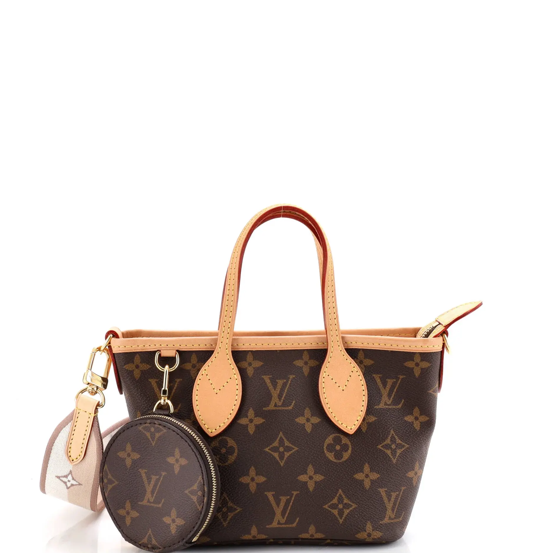 Pre-owned Louis Vuitton Canvas Coated Tote Bags REBAG Neverfull NM Tote Monogram Canvas BB by Rebag