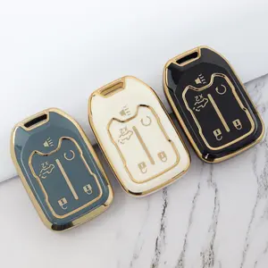 Car Key Case, Portable Car Key Protector, Car Key Fob Cover, Car Key Holder for GMC Sierra 1500 2500HD 3500HD, Chevy Silverado 1500 2500HD 3500HD, Car Key Accessory, Car Accessories