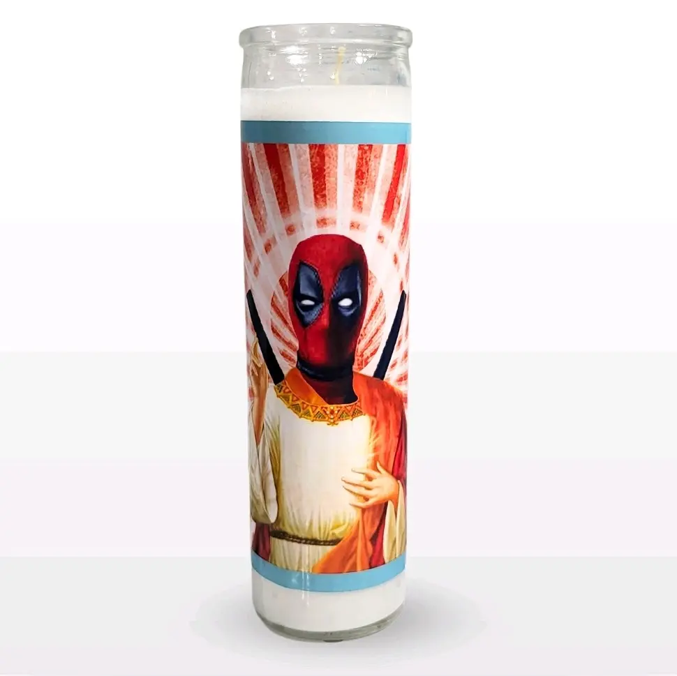 Deadpool Celebrity Saint Prayer Candle