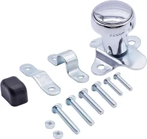 Chrome Steering Wheel Spinner Knob for Tractor RP-70100 Universal Fit with Rubber Sleeve Compatible with John Deere Case Ford Tractors