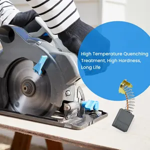 60pcs Carbon Motor Brushes, Electric Motor Carbon Brushes 10 Different Sizes, Power Tool Replacement Parts,Electric Motor Carbon Brushes Replacement for Different Types of Carbon Brush Motors