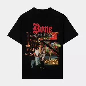 Bone Thugs N Harmony Band Shirt- Vintage Casual Fashion Graphic Tee - 100% Cotton Unisex Printed T-shirt - Hip hop Shirts
