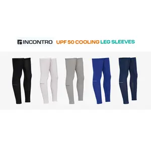 INCONTRO Cooling Sun UV Protection LEG Sleeves for Golf Cycling Outdoor UNISEX MEN WOMEN