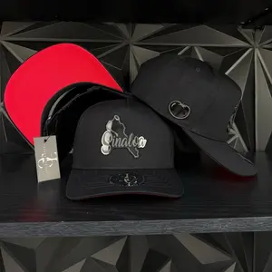 Sinaloa México SnapBack hat-black/red