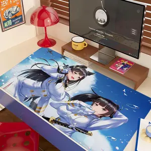 anime azur lane Mouse Pad 90x40CM non-slip Gaming Mousepad Gamer E-Sports Mouse Mat Game Mechanical Keyboard XXL Desk Mat