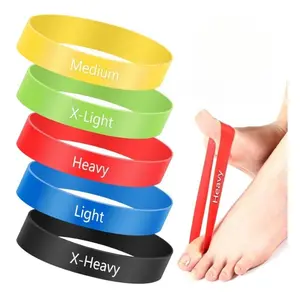 5pcs Multicolor Toe Stretch Bands, Big Toe Spacers, Finger Resistance Stretchers, Women Men Foot Thumb Yoga Bands Finger Exercise Straps