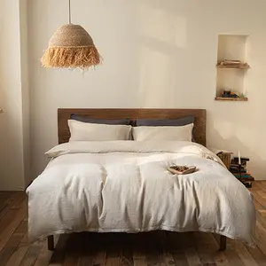 XZ XIFA 100% Pure French Linen Duvet Cover