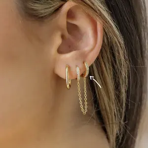 EVRY JEWELS Gold or Silver Plated Women's Hypoallergenic Pretty Girl Earring