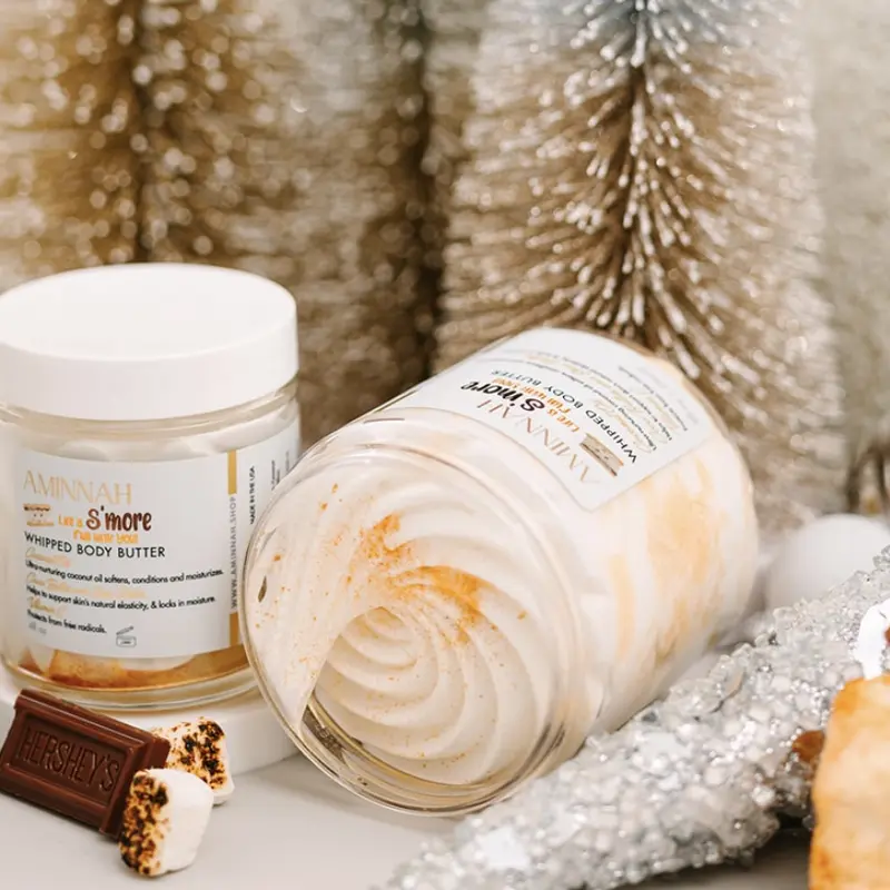Life is s’mores fun with you body butter 250G - Moisturizing & Soothing S’mores Theme Body Butter for Luxurious Skincare